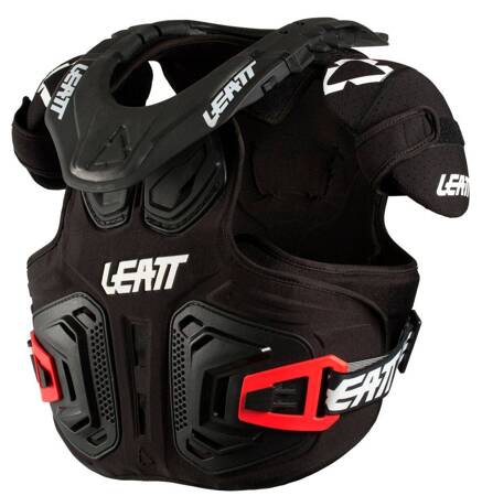 LEATT (2023/2024) OSŁONA KLATKI PIERSIOWEJ Z OSŁONĄ SZYI / KARKU NECK BRACE FUSION VEST 2.0 JUNIOR (DZIECIĘCA) KOLOR CZARNY ROZMIAR L/XL (125-150 cm)