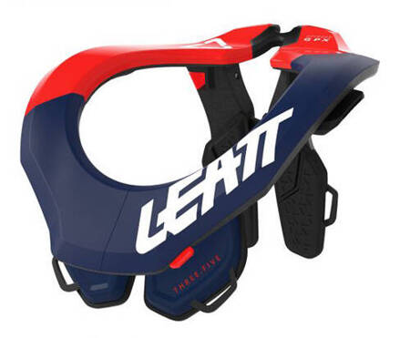 LEATT (WYPRZEDAŻ) OCHRANIACZ SZYI GPX 3.5 NECK BRACE ROYAL KOLOR GRANATOWY/CZERWONY ROZMIAR XXL