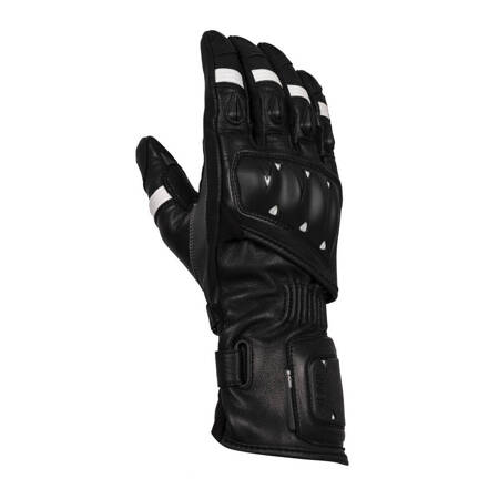 RĘKAWICE MOTOCYKLOWE HAND ARMOUR OULTON - BLACK/WHITE MK2