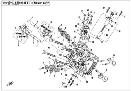 USZCZELKA POD GŁOWICĘ CFMOTO 800 X8 0800-022200