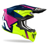 KASK AIROH STRYCKER BLAZER BLUE/PINK GLOSS S