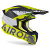 KASK AIROH TWIST 2.0 LIFT YELLOW/BLUE MATT L