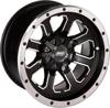 KOMPLET FELG MOOSE RACING 12X8 4/156 4+4 CZARNE POLARIS